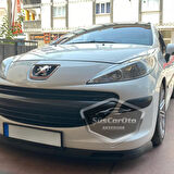Peugeot 207 2006-2014 Uyumlu Üniversal V2 Laguna Lip Esnek Ön Lip 2 Parça Tampon Altı Dil Karlık Ön Ek