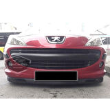 Peugeot 207 2006-2014 Uyumlu Üniversal V2 Laguna Lip Esnek Ön Lip 2 Parça Tampon Altı Dil Karlık Ön Ek