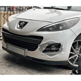 Peugeot 207 2006-2014 Uyumlu Üniversal V2 Laguna Lip Esnek Ön Lip 2 Parça Tampon Altı Dil Karlık Ön Ek