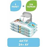 Uni Baby Simple Clean Islak Bebek Mendili 3'lü (52x3)