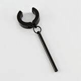 Çubuk Figürlü Mıknatıslı Çelik Erkek Küpe (Kıstırmalı) 1 Adet