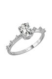 Toplam 0,80 ct Oval Kesim Pırlanta Tektaş Yüzük 0647R0096