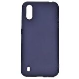 Smcase Samsung Galaxy A01 Kılıf Lüks Mat Silikon 