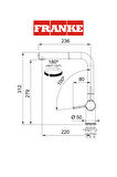 Franke Active Plus Doccia Bianco Eviye Bataryası