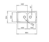 TEKA BROOKLYN 90 M-XP 2B ÇELİK EVİYE 115030024