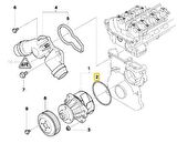 BMW M50 M52 M54 MOTOR DEVİRDAİM POMPA ORİNGİ 11511711484