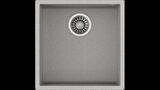 SQUARE 40.40 TG Tek Hazneli Tezgahaltı Tegranite Eviye 115230026