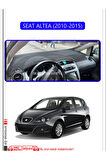 Seat Altea (2010-2015) Torpido Koruma  Halısı -  Mavi Kenar
