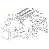 BMW E36 VE Z3 M42 VE M44 MOTOR RADYATÖR ALT HORTUMU 11531247261