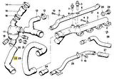 BMW E30 320is ve M3 S14 MOTOR RADYATÖR ALT HORTUMU 11531309668
