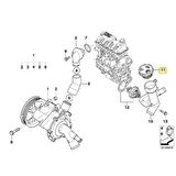 MİNİ R50 VE R52 W10 MOTOR FEBİ MOTOR SU KAPAĞI 11531486703