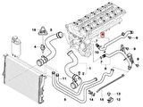 BMW M52 VE M54 MOTOR FEBİ SU FLANŞI 11531705210