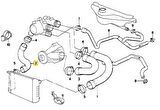 BMW E24 E32 E34 M30 MOTOR MEYLE RADYATÖR ALT HORTUM 11531713221