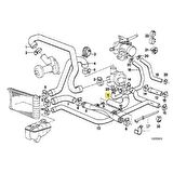 BMW E30 VE E34 M20 MOTOR SU HORTUMU 11531718982