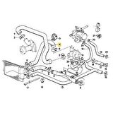 BMW E34 M20 MOTOR RADYATÖR ÜST HORTUMU 11531722215