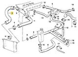 BMW E36 M50 VE M52 MOTOR RADYATÖR ALT HORTUMU 11531726344