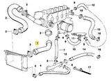 BMW E36 M43 MOTOR RADYATÖR ÜST HORTUMU 11531727448