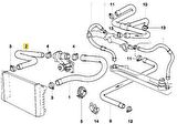 BMW E32 VE E34 M60 MOTOR RADYATÖR ALT HORTUMU 11531741407