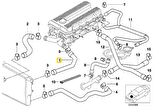 BMW E36 VE Z3 M44 MOTOR RADYATÖR ÜST HORTUMU 11531743535