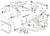 BMW E39 M52 MOTOR RADYATÖR GERİ DÖNÜŞ HORTUMU 11531744053