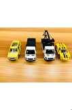 Die Cast Oyuncak Metal Arabalı Çekici Araç 2 Adet