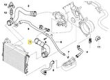 BMW E38 VE E39 M62 MOTOR RADYATÖR ÜST HORTUMU 11537505228