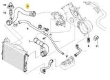 BMW E38 E39 VE Z8 M62 MOTOR RADYATÖR ALT HORTUMU 11537505229