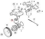 BMW M3 M5 VE M6 S65 VE S85 MOTOR MAHLE TERMOSTAT 11537836155