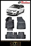 Rizline Citroen C4 Grand Picasso 7 Koltuk 2021 Model 3D Havuzlu Paspas