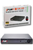 FURY 16 Kameralı Set Full HD Gece Renkli Görüş-Cepten İzle-Su Geçirmez Güvenlik Kamerası Seti 1TB
