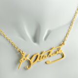 Mustafa Kemal Atatürk İmzalı Uçlu Kolye