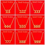 Uğurlu Rakamlar Uçlu Kolye