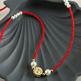 İnci Kum Boncuk Kolye