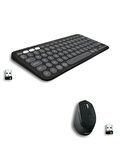 Logitech K380S Bluetooth Klavye + Logitech M720 Triathlon Kablosuz Mouse Set