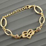 Kalp Taşlı Trend Bileklik