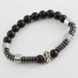 Hematit Onix Doğaltaş Bileklik