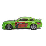 1/16 Ölçek Uzaktan Kumandalı Spor Araba Mustang Ful Fonksyon Yeşil
