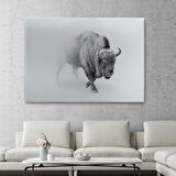 Harita Sepeti Bizon Dekoratif Kanvas Tablo 1160