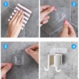 3B Trend Banyo Duş Başlığı Tutucu ve Lif Askısı Kendinden Yapışkanlı