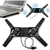 3B Trend Portatif Katlanabilir Çift Fanlı Laptop Soğutucu Stand