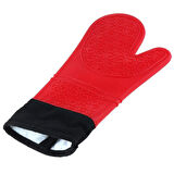 3B Trend Silikon Yanmaz Yapışmaz Yalıtımlı Mutfak Fırın Eldiveni Kırmızı