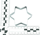 3B Trend 3'lü Yıldız Metal Kurabiye Kalıbı, Paslanmaz Kurabiye Kalıbı, Hamur Şekillendirici Kalıp