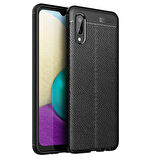 Gpack Samsung Galaxy A02 Kılıf Niss Silikon Deri Görünümlü