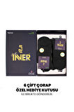 Just Inner Erkek Çorap 6'lı Yarım Konç (Bambu)