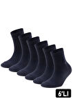 Just Inner Erkek Çorap 6'lı Yarım Konç (Bambu)