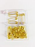 ÇATAL ÇENGELLİ İĞNE KUTUSU GOLD 40'LI