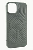 iPhone 14 6.1 Lüx Magsaff Gear Silikon Kılıf