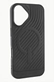 iPhone 16 6.1 Lüx Magsaff Gear Silikon Kılıf