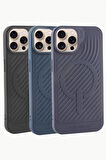 iPhone 16 Pro Lüx Magsaff Gear Silikon Kılıf