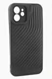 iPhone 12 6.1 Çizgili Lüx Gear Silikon Kılıf
